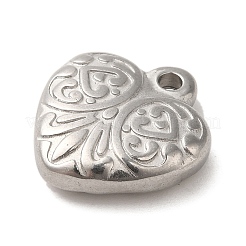 Non-Tarnish 304 Stainless Steel Pendants&nbsp;STAS-R223-02D
