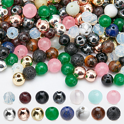 15 Strands 15 Style Natural & Synthetic Gemstone Beads Strands&nbsp;G-OC0002-10