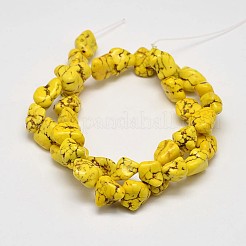 Dyed Natural Magnesite Bead Strands&nbsp;G-M139-05-C
