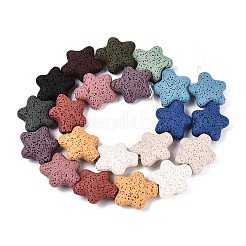 Natural Lava Rock Beads Strands&nbsp;G-N257-23A-01