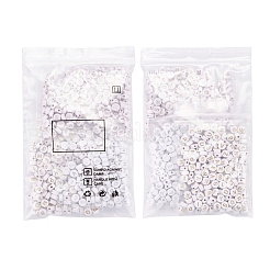 500Pcs Plating Acrylic Beads&nbsp;PACR-YW0001-07
