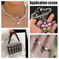 White & Black Series Glass Seed Beads&nbsp;SEED-GO0001-03
