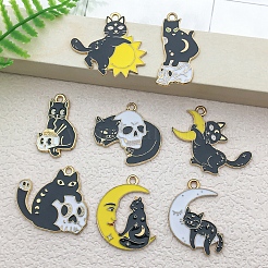 Alloy Enamel Pendants&nbsp;PW-WGB8D3D-01