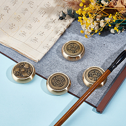 4Pcs 4 Styles Brass Paper Weight&nbsp;DJEW-ME0001-12