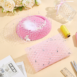 Polyester Mesh Tulle Fabric&nbsp;DIY-WH0671-348C