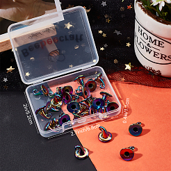 Rainbow Color Alloy Pendants&nbsp;FIND-BBC0001-30