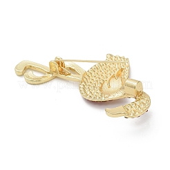 Animal Alloy Rhinestone Brooches for Clothes&nbsp;JEWB-C046-04B-LG