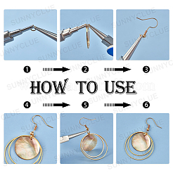 DIY Geometry Theme Earring Making Kits&nbsp;DIY-SC0013-31