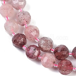 Natural Strawberry Quartz Beads Strands&nbsp;G-G182-B12-05
