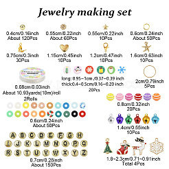 DIY Polymer Clay Stretch Charms Bracelets Making Kits&nbsp;DIY-YW0011-63