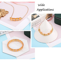 400Pcs Transparent Electroplate Acrylic Multi-Strand Links&nbsp;MACR-TA0001-17