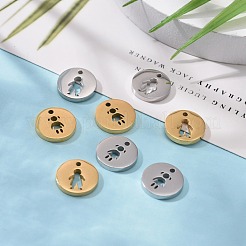 304 Stainless Steel Charms&nbsp;STAS-LS0001-22