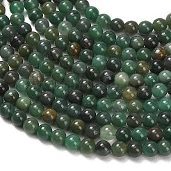 Natural African Jade Beads Strands&nbsp;G-F820-K02-4mm