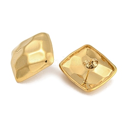 304 Stainless Steel Square Stud Earrings for Women&nbsp;EJEW-U022-10G