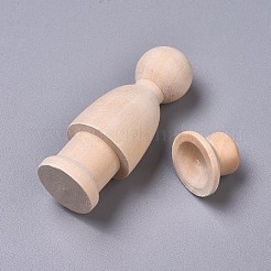 Unfinished Blank Wooden Dolls&nbsp;DIY-WH0079-86A