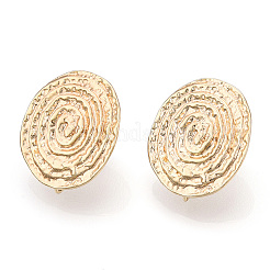 Brass Stud Earring Findings&nbsp;KK-E057-04G