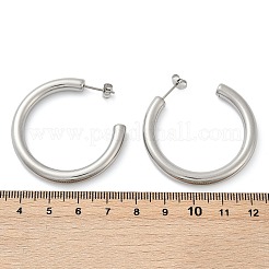 202 Stainless Steel Stud Earring&nbsp;EJEW-C131-02P