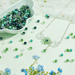 500Pcs 5 Colors Glass Beads Strands&nbsp;EGLA-PH0001-28A