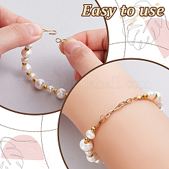 12Pcs 6 Styles 8 Shaped Brass Hooks for Necklace&nbsp;FIND-GA0004-27