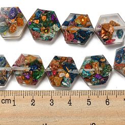 Dyed Natural Imperial Jasper with Resin Beads Strands&nbsp;G-G083-D05-01