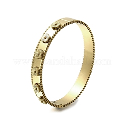 304 Stainless Steel Hinged Bangles for Women&nbsp;BJEW-A028-01G