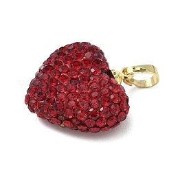 Brass Rhinestone Pendants&nbsp;KK-K293-48A-G