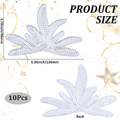 10Pcs Polyester Embroidery Ornament Accessories&nbsp;PATC-CY0001-31C