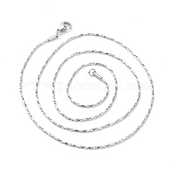 Non-Tarnish 304 Stainless Steel Boston Link Chain Necklaces&nbsp;X-NJEW-I248-20P