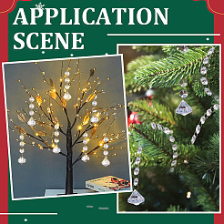 30Pcs Transparent Acrylic Pendants for Curtains&nbsp;TACR-SP0001-21