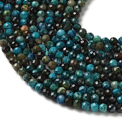 Natural Chrysocolla Beads Strands&nbsp;G-Z150-A05-3mm-B