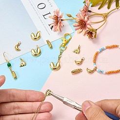 5Pcs 304 Stainless Steel Pendants&nbsp;STAS-SZ0003-42G-03