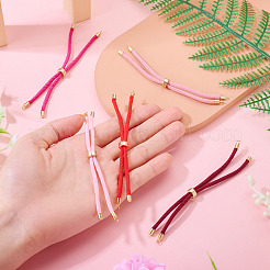 5Pcs 5 Colors Polyester Cord Bracelet Making&nbsp;MAK-TA0001-40