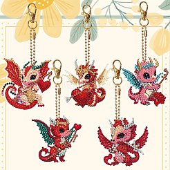 Dragon Diamond Painting Pendant Decoration Kits&nbsp;PW-WG83859-01
