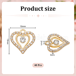 40Pcs Alloy Pendants&nbsp;FIND-UN0016-33