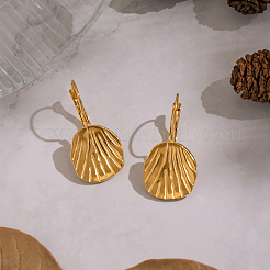 Shell Shape 304 Stainless Steel Leverback Earrings&nbsp;NX2323