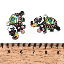 Platinum Tone Alloy Enamel Pendants&nbsp;FIND-XCP0003-48