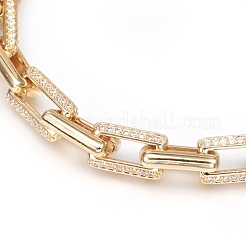 Brass Cable Chains Bracelets&nbsp;BJEW-I286-03G