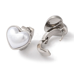 304 Stainless Steel Hoop Earrings&nbsp;LS-EJEW-A110-01P