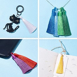 Polyester Tassel Big Pendants Decoration&nbsp;AJEW-S059-M