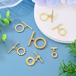 7Sets 7 Styles Brass Toggle Clasps&nbsp;KK-TA0008-79
