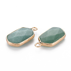 Natural Green Aventurine Pendants&nbsp;G-S359-296A