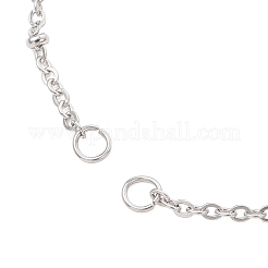 304 Stainless Steel Cable Chain and Satellite Chain Bracelet Making&nbsp;AJEW-JB01480