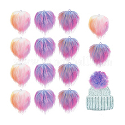 15Pcs 3 Styles Faux Fox Fur Soft Pompom Ball&nbsp;FIND-PH0027-60