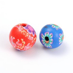 Handmade Polymer Clay Beads&nbsp;FM8mmY