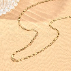 2MM 304 Stainless Steel Oval Link Chain Necklaces&nbsp;NJEW-D328-02G