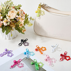 10Pcs 10 Colors Zinc Alloy Pendant Decorations&nbsp;KEYC-BBC0001-15