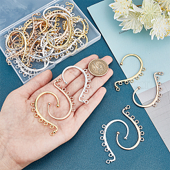 36Pcs 3 Colors Alloy Ear Cuff Findings&nbsp;FIND-CA0005-23