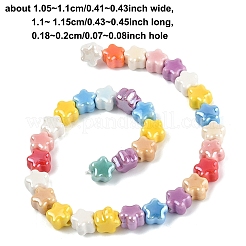 1 Strand Handmade Porcelain Bead Strands&nbsp;PORC-YW0001-36