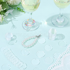 100Pcs Transparent Acrylic Pendants&nbsp;OACR-SC0002-99A