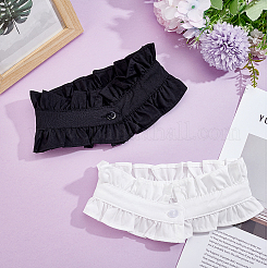 2Pcs 2 Colors Cotton False Collar&nbsp;DIY-ME0003-25